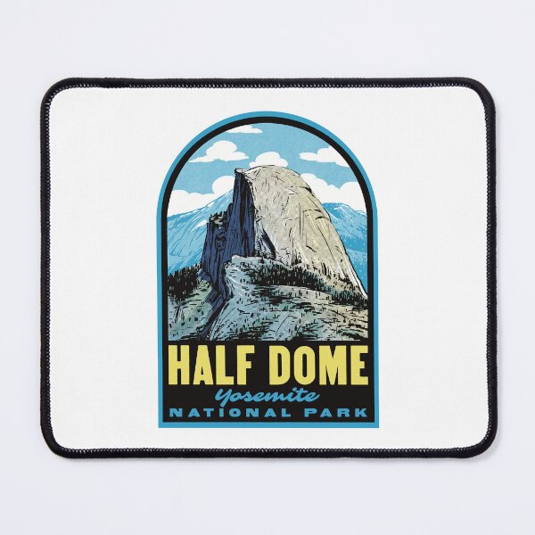 Item preview, Half Dome Yosemite National Park Retro designed and sold by HalpinDesign.