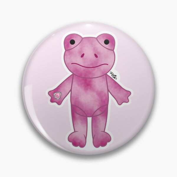 Item preview, Build a Bear TOADally Tie-Dye Pink Frog designed and sold by digidoodles.