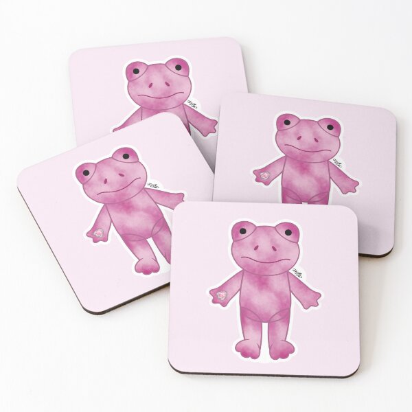 Item preview, Build a Bear TOADally Tie-Dye Pink Frog designed and sold by digidoodles.