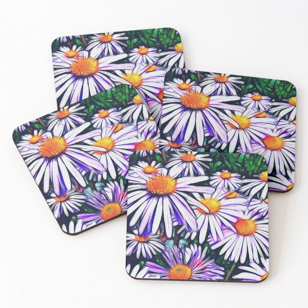 Item preview, Spring White Daisies In The Garden Print designed and sold by Lovemountain.