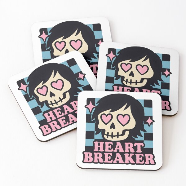 Item preview, Heartbreaker Emo Skull Sticker designed and sold by falseawakeningg.