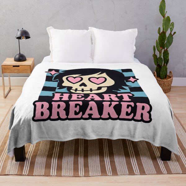 Item preview, Heartbreaker Emo Skull Sticker designed and sold by falseawakeningg.