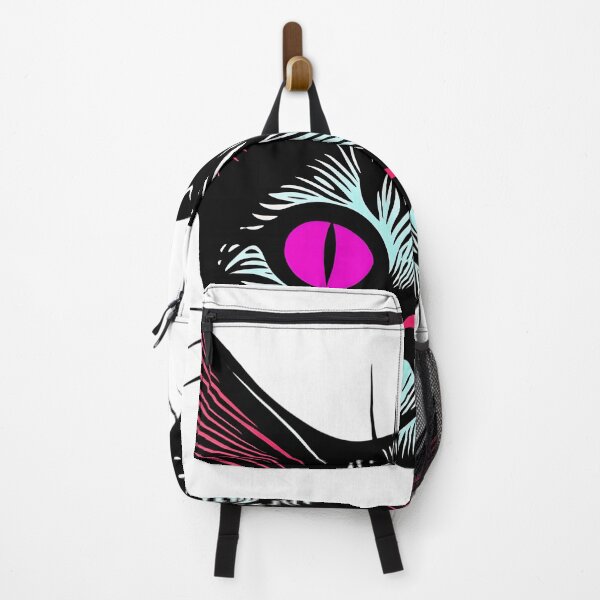 Item preview, psychedelic cat designed and sold by Cosmic Catnip Art.