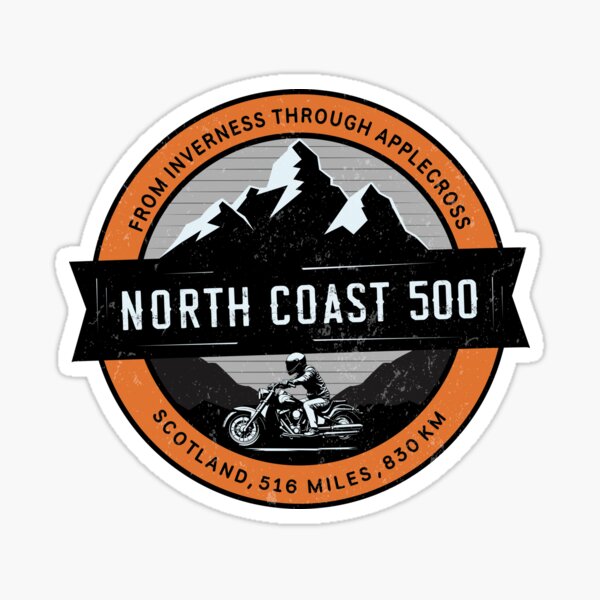 Item preview, north coast 500 Motorcycle Pass designed and sold by Vale150.