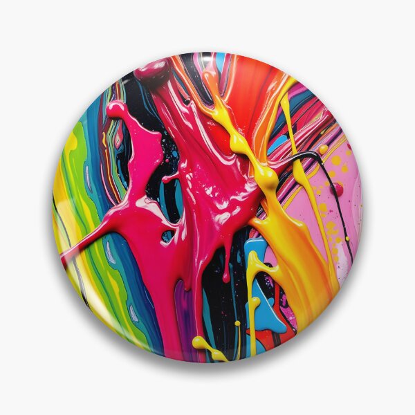 Item preview, Gloss Paints Splashed Over Canvas designed and sold by DMT-FM.
