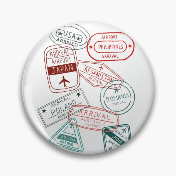 Item preview, Passport Stamps designed and sold by FromMeTuYou.