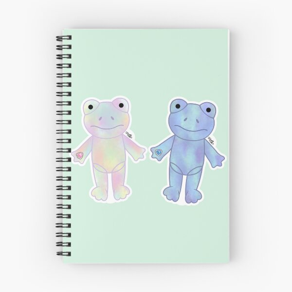 Item preview, Build a Bear Rainbow Clouds Frog + Hoppy Swirls Frog designed and sold by digidoodles.