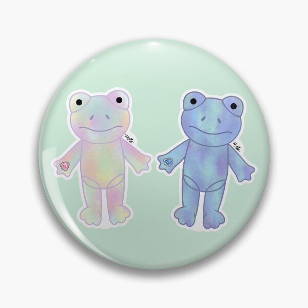 Item preview, Build a Bear Rainbow Clouds Frog + Hoppy Swirls Frog designed and sold by digidoodles.