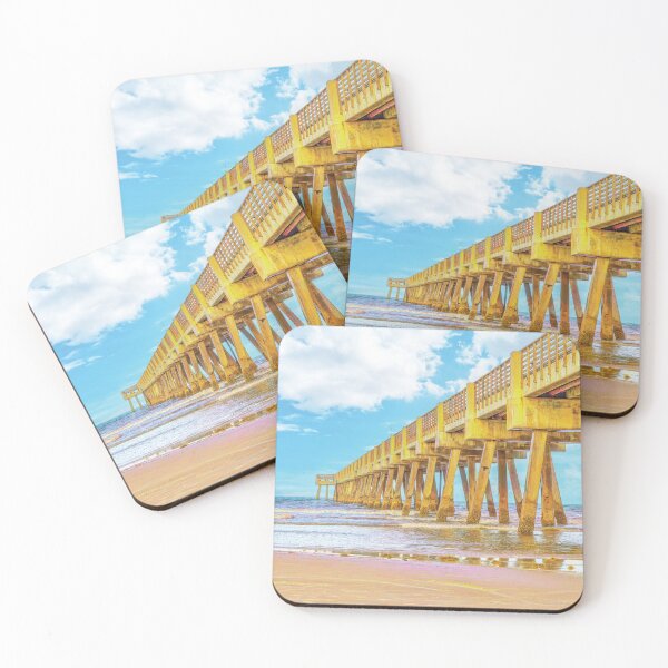 Item preview, The Old Jacksonville Beach Pier, Painterly designed and sold by Kay Brewer.