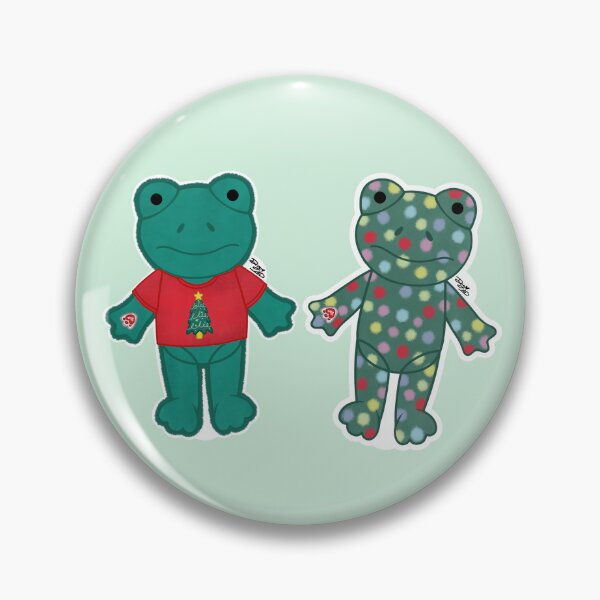 Item preview, Build a Bear Christmas Tree Frog + Jolly Jumps Frog designed and sold by digidoodles.