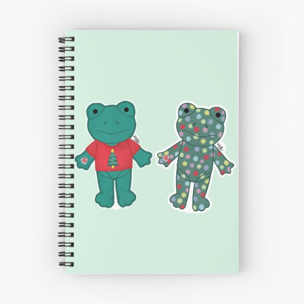 Item preview, Build a Bear Christmas Tree Frog + Jolly Jumps Frog designed and sold by digidoodles.