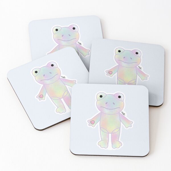 Item preview, Build a Bear Rainbow Clouds Frog designed and sold by digidoodles.
