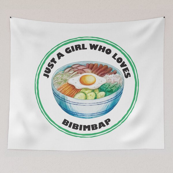 Item preview, Just A Girl Who Loves Bibimbap designed and sold by bolimj.