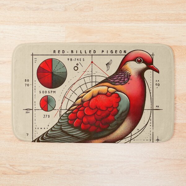 Item preview, Red-billed Pigeon 4 designed and sold by theAVIARY7.