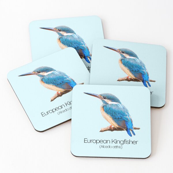Item preview, European Kingfisher – The Sapphire Bullet of the Rivers designed and sold by The Digital Compass.