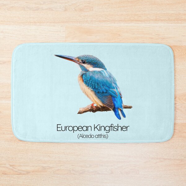 Item preview, European Kingfisher – The Sapphire Bullet of the Rivers designed and sold by The Digital Compass.