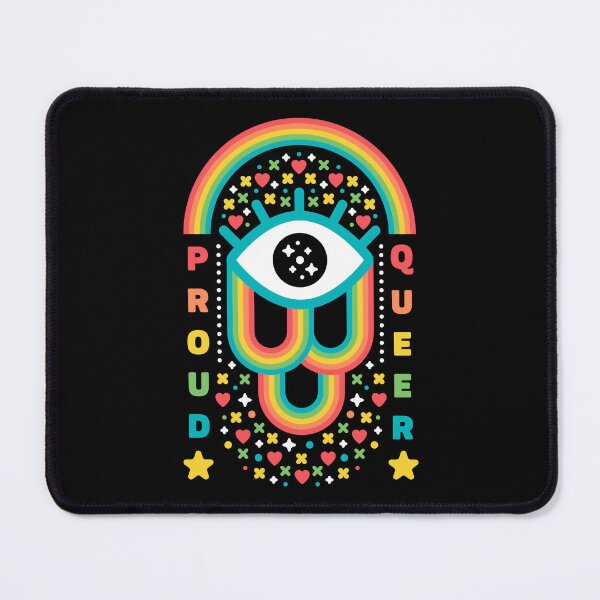 Item preview, Proud Queer – Rainbow Eye Symbol of LGBTQ Identity designed and sold by musingtreeart.