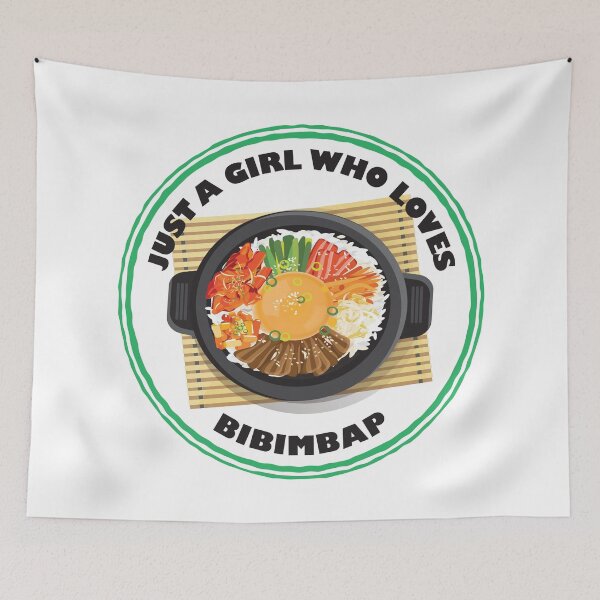 Item preview, Just A Girl Who Loves Bibimbap designed and sold by bolimj.