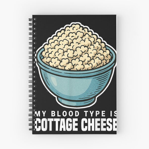 Item preview, Cheesy Quotes Party Funny My Blood Type Is Cottage Cheese designed and sold by Winther-Art.