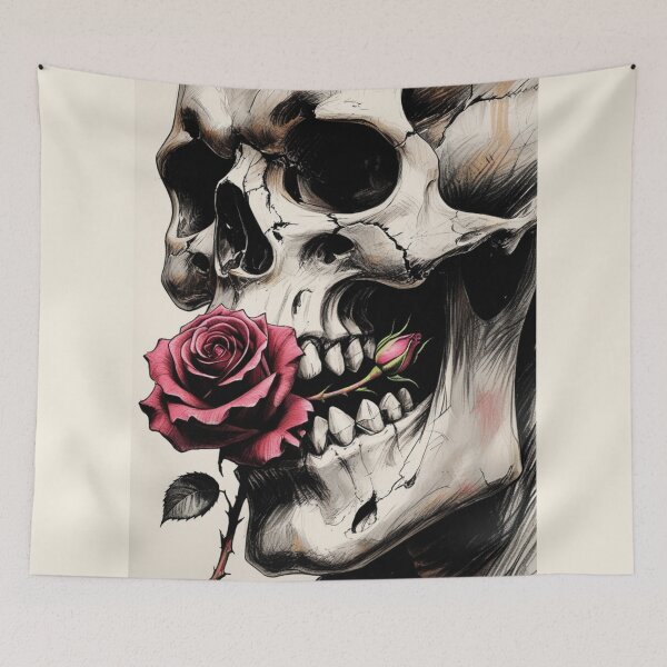 Item preview, morbid rose designed and sold by Mauvais Genre.