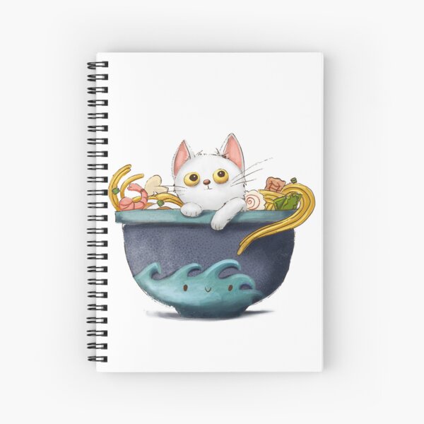 Item preview, Noodles Cat. Too cute to slurp! designed and sold by Kristin Farnsworth Art .