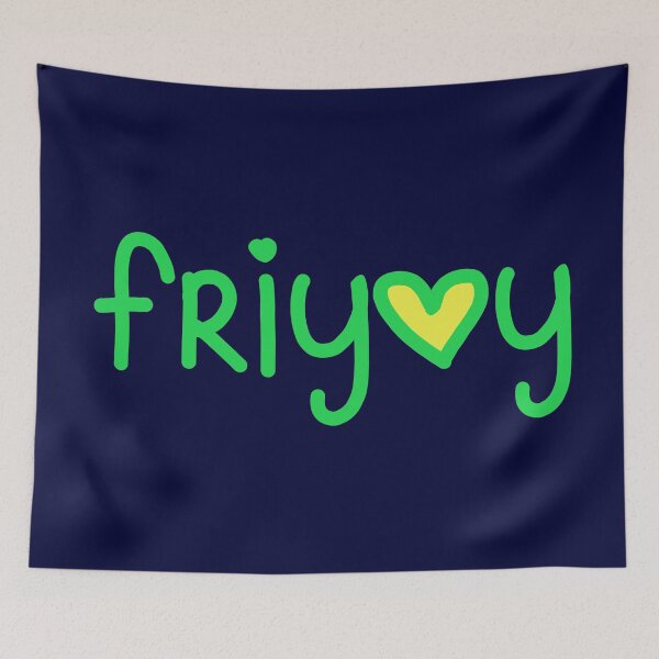 Item preview, Friyay Green and Yellow Heart designed and sold by Memes N Lore .