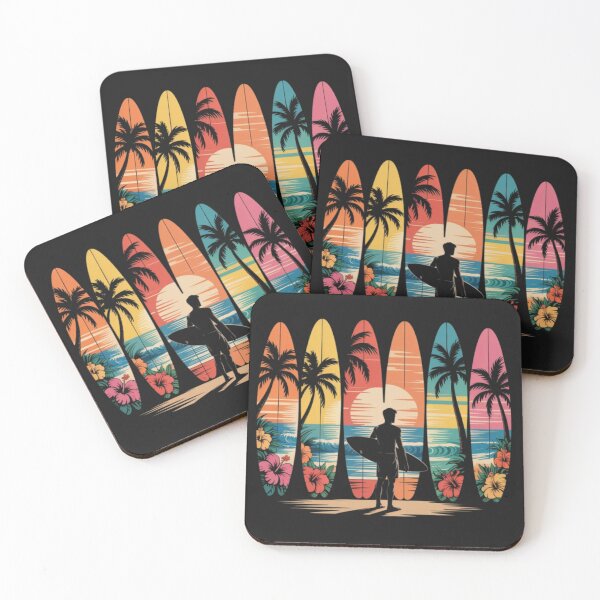 Item preview, Surfboarder Hawaii Wave Surfing Lover Beach Surfer designed and sold by Winther-Art.