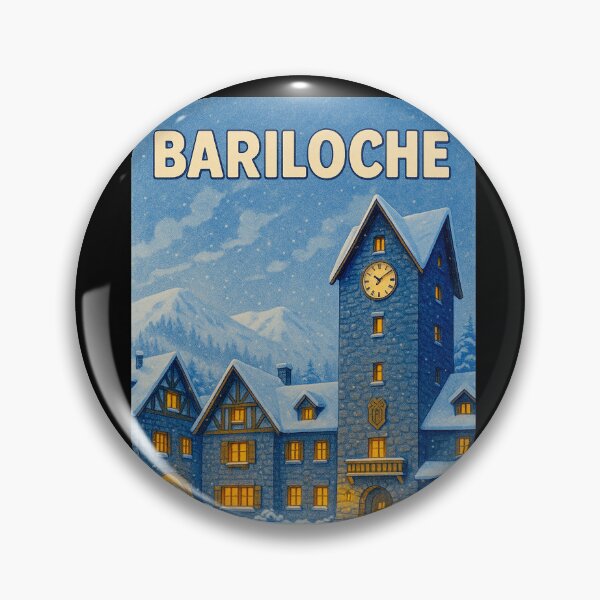 Item preview, bariloche civic center postal  designed and sold by Blck-Acid-Devil.