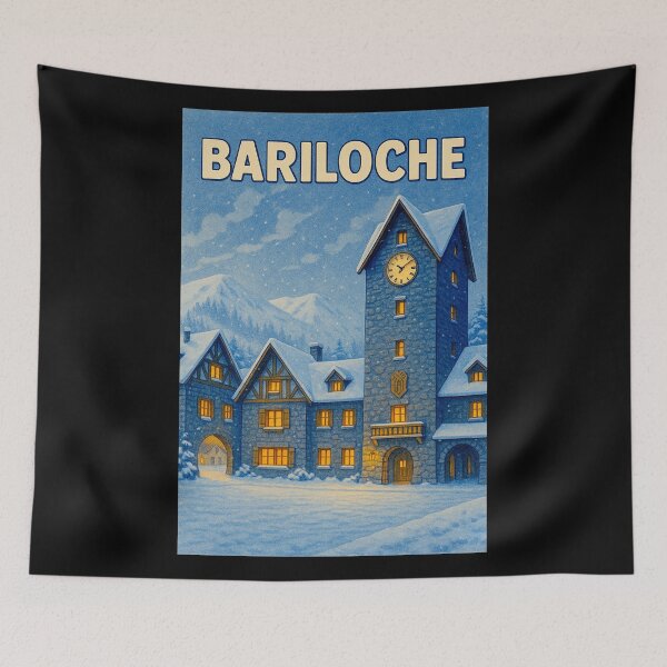 Item preview, bariloche civic center postal  designed and sold by Blck-Acid-Devil.