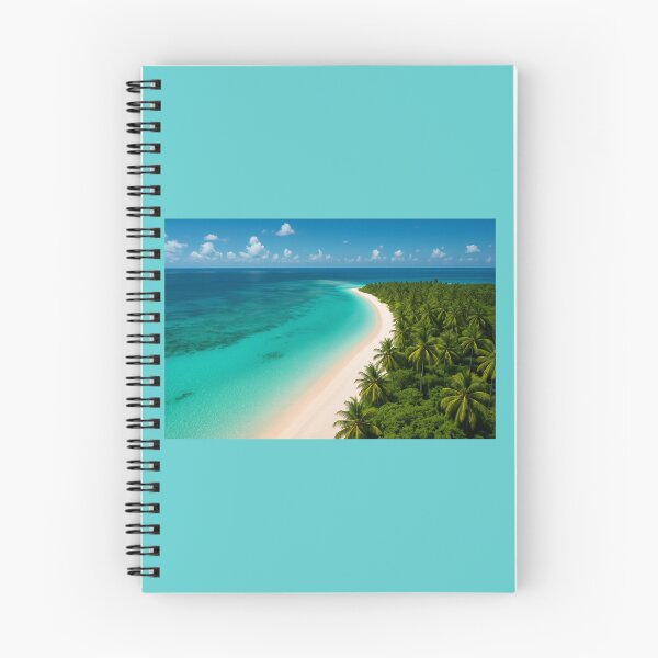 Item preview, Skyline Escape – Aerial Paradise Beach Wallpaper designed and sold by AnChr90.