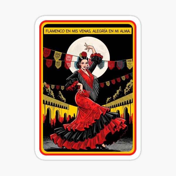 Item preview, Flamenco in my veins, joy in my soul designed and sold by Spaceball85.