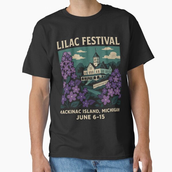 Aperçu de l'œuvre Festival des lilas vintage de Mackinac Island, Michigan créée et vendue par Fantsy-world.