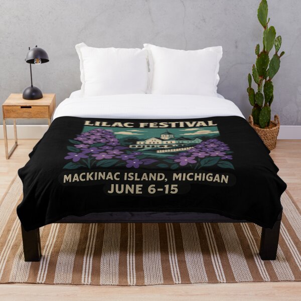 Item preview, Vintage Lilac Festival Mackinac Island Michigan designed and sold by Fantsy-world.