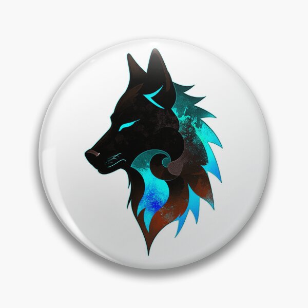 Item preview, Wolf Tribal - Blue designed and sold by StefAnimal.
