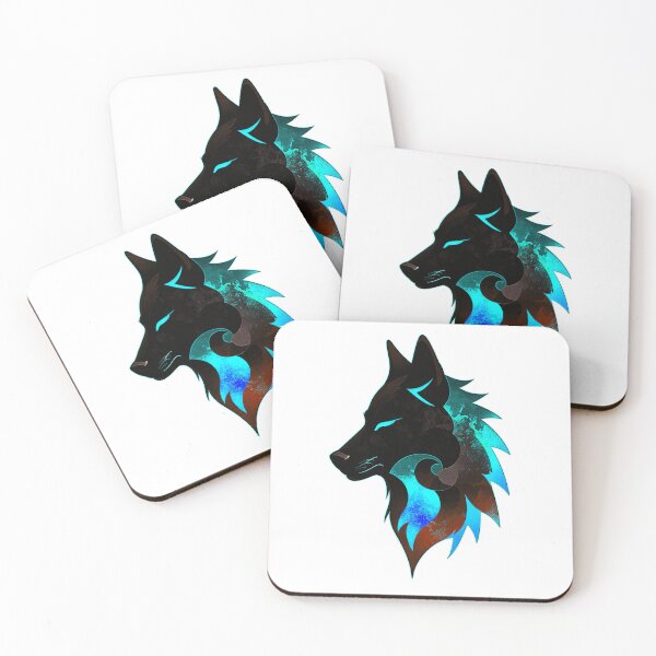 Item preview, Wolf Tribal - Blue designed and sold by StefAnimal.