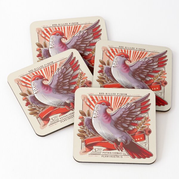 Item preview, Red-billed Pigeon 5 designed and sold by theAVIARY7.