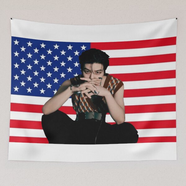Item preview, Kim Seungmin- American Flag designed and sold by Culture Creations.