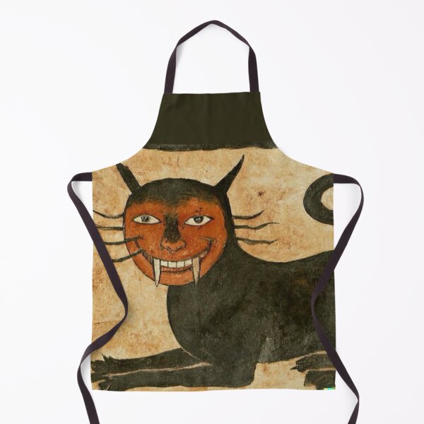 Item preview, "The Evil One's Cat", medieval painting, 6th century AD designed and sold by PatronesKawai.