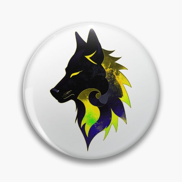 Item preview, Wolf Tribal - Yellow designed and sold by StefAnimal.