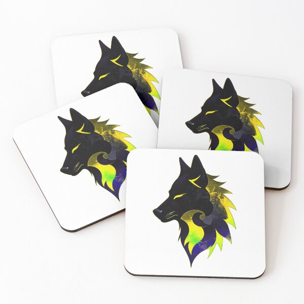 Item preview, Wolf Tribal - Yellow designed and sold by StefAnimal.
