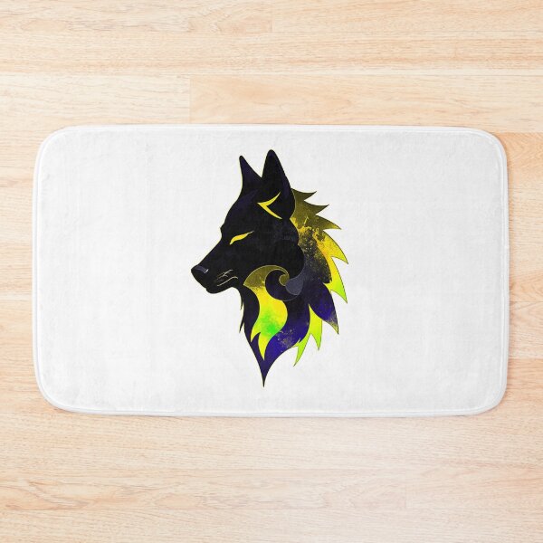 Item preview, Wolf Tribal - Yellow designed and sold by StefAnimal.