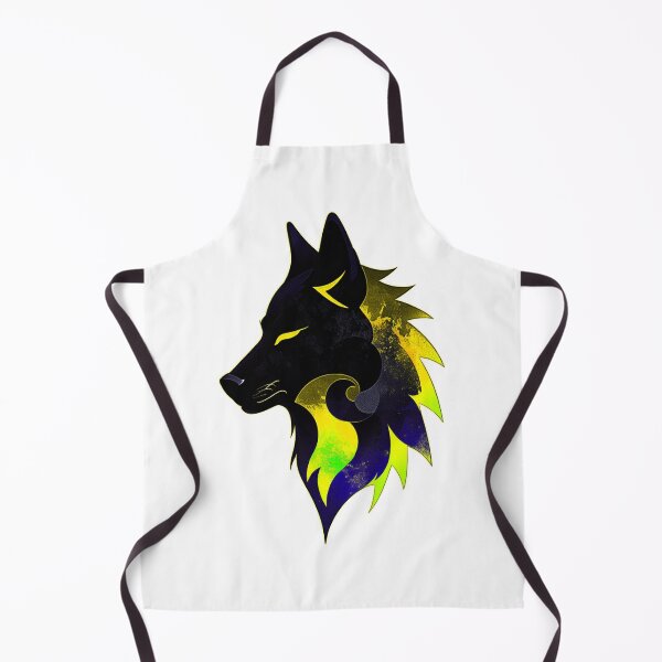 Item preview, Wolf Tribal - Yellow designed and sold by StefAnimal.