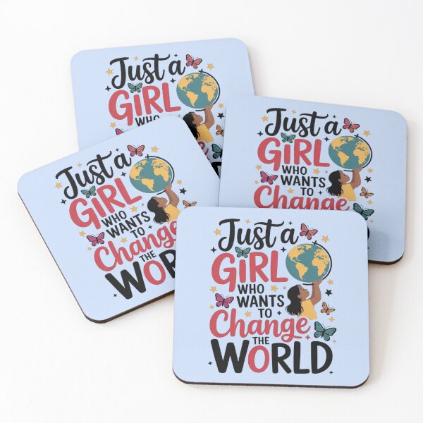 Item preview, Just a girl who wants change world designed and sold by DropRomance.