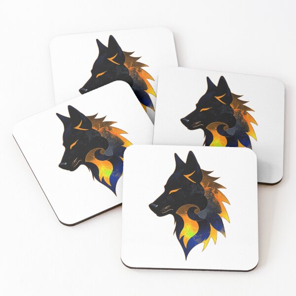 Item preview, Wolf Tribal - Orange designed and sold by StefAnimal.