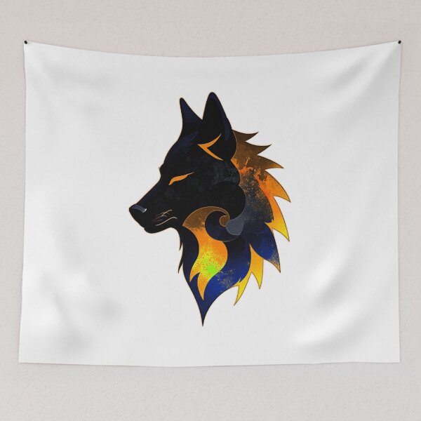 Item preview, Wolf Tribal - Orange designed and sold by StefAnimal.