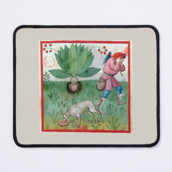 Item preview, "Gathering Mandrakes", medieval painting, 7th century AD designed and sold by PatronesKawai.