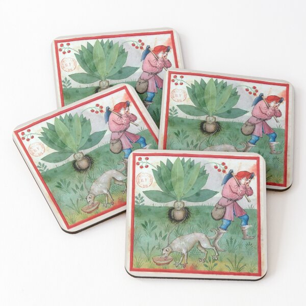 Item preview, "Gathering Mandrakes", medieval painting, 7th century AD designed and sold by PatronesKawai.