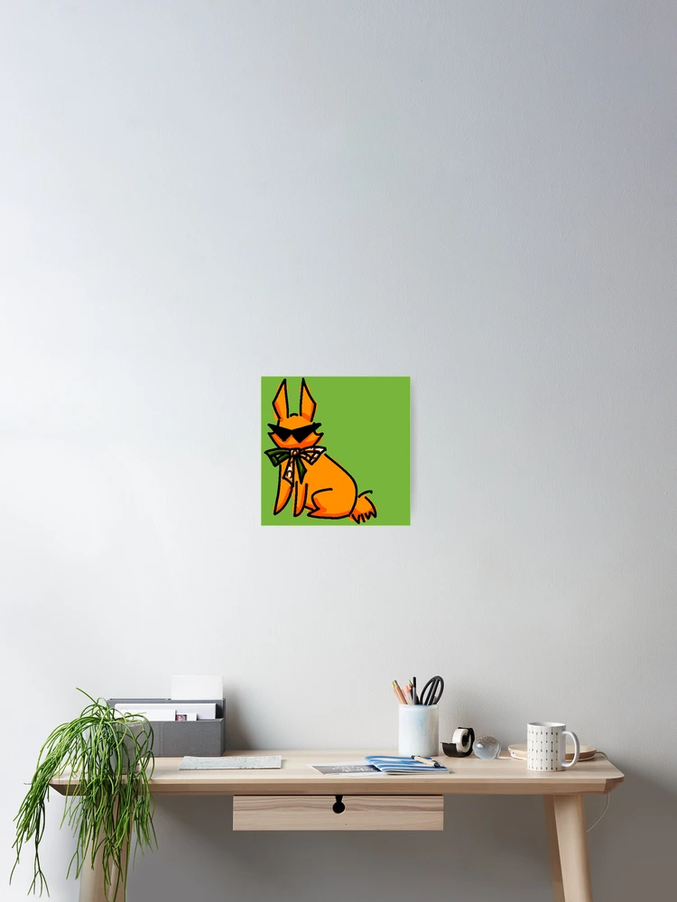 Thumbnail 2 of 3, Poster, Dirk Strider Rabbit designed and sold by Bug Eyes!.