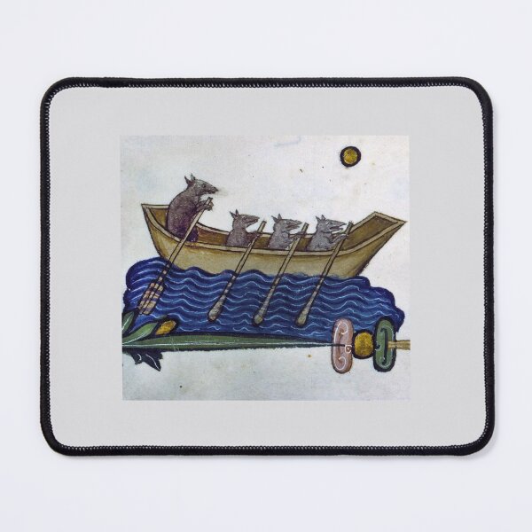 Item preview, "Long-tailed beasts sucking the waters", medieval painting, 5th century AD designed and sold by PatronesKawai.