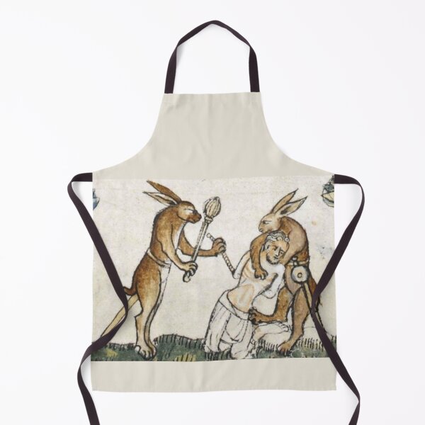 Item preview, "The Brotherhood of the Sly Rabbits", medieval painting, 8th century AD designed and sold by PatronesKawai.